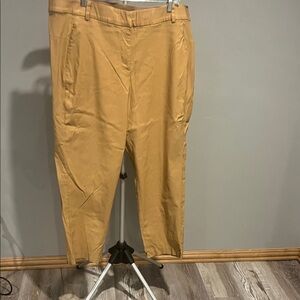 Lane Bryant Tan Cropped Pants (342)